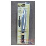 New Old Timer 10' Straight Blade Knife W/ Sheath.