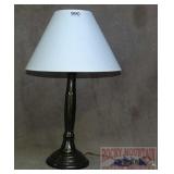 Table Lamp W/ Bronze Color Base & Shade.