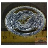 Western Style Bull Rider Belt Buckle.