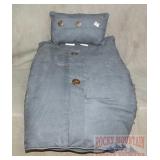 Queen/Full Ashley Furn.Grey Comforter & Pillow