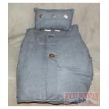 Queen/Full Ashley Furn.Grey Comforter & Pillow