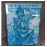 "The Blue Strawberry" Art Print.