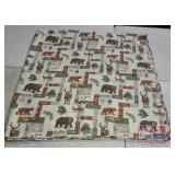 Wildlife Decorated Full/Queen Quilt.