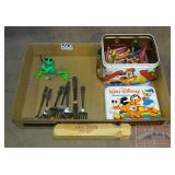 Train Whistle, Child Size Flatware & More.