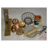 Rustic Wine Rack, Copper Molds & More.