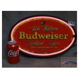New 'Budweiser' LED Neon Style Lighted Sign.