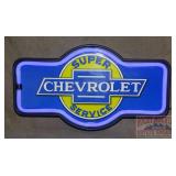 Neat 'Chevrolet Service' LED Neon Style Sign.