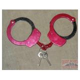 New Pink Hand Cuffs W/ Keys.