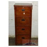 Nice 4 Drawer Mission Style Filing Cabinet.