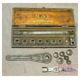 Vintage Ray Socket Wrench in Original Wooden Box.