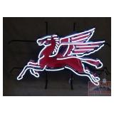 New Vintage Style 'Mobilgas' Neon Sign.