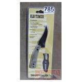 New Old Timer Sharpfinger Hunting Knife W/ Sheath.