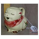 Vintage Shawnee Smiley Clover Bud Pig Creamer.