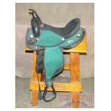 Nice Abetta 15" Lightweight Nylon Western Saddle.