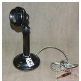 Vintage Candlestick Telephone Microphone.