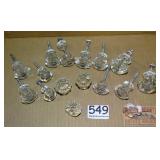 15 Vintage Glass Knobs.