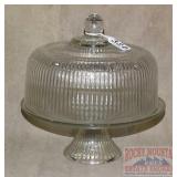 Nice Pedestal Cake Stand W/ Cover.