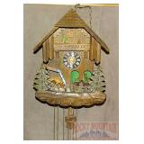 Vintage Cuckoo Clock, No Weights.