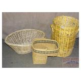 Stair Basket & 2 Large Baskets.