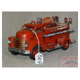 Neat Tin Decorative Fire Truck.