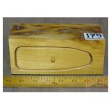 Neat Hand Crafted Divided Wood Dresser Box.