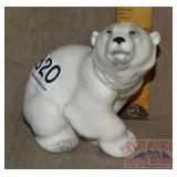 Porcelain Bear Figurine Marked USSR.