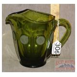 Fostoria Coin Glass 6.5' Pitcher.