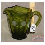 Fostoria Coin Glass 6.5" Pitcher.