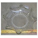 Cambridge 'Flower' Basket Etched Serving Bowl.