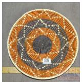 Wonderful Hand Woven Native Am. Style Basket, 14'.