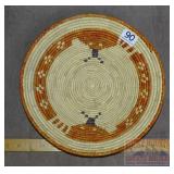 Wonderful Hand Woven Native Am. Style Basket, 14".