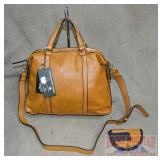 Brown Concealed Carry Purse W/ Holster.