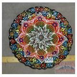 12' Porcelain Platter W/ Detailed Hand Painting.