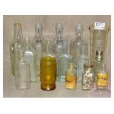 Neat Assortment of Vintage Bottles.