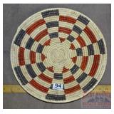 Wonderful Hand Woven Native Am. Style Basket, 14'.