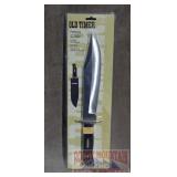 New Old timer 10' Straight Blade W/ Sheath.