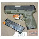 New Taurus G2S .40 S&W 7-Shot SA Pistol, OD Green.