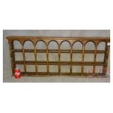 Vintage Large Mahogany Curio Shelf.