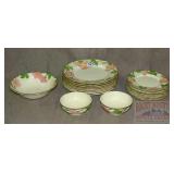 Assorted Franciscan "Desert Rose" China.