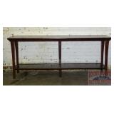 Nice Pottery Barn Metropolitan Long Console Table.