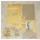 Vintage Military Photo, Western Union & More.