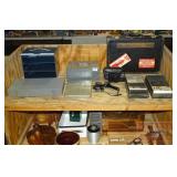 Briefcase, Tape Recorders, Lock Box & More.