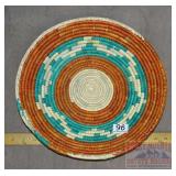 Wonderful Hand Woven Native Am. Style Basket, 14".