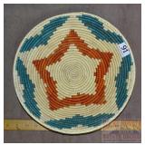 Wonderful Hand Woven Native Am. Style Basket, 14'.