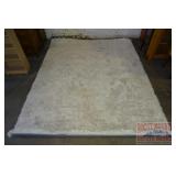 Kendall Ivory Shag Rug. 7'9'X9'9'.