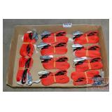 10 Brand New Red Motorcycle/ATV Tie Downs.