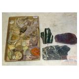 Assorted Geodes & Rock & Mineral Samples.