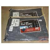 2 New Survivor Series 51'X80' Wool Blend Blanket.