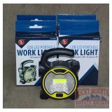 4 Portable 160 Lumen COB Work Lights.