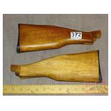 2 Wooden Gun Stocks.